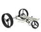 Preview: Kingfisher® K2, Golftrolley elektrisch und schnell-klappbar, Bedienung durch Drehregler, 42mm High-Tech-Antriebe "Made in Germany", Bergabfahrbremse